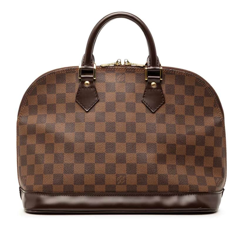 Louis Vuitton Damier Ebene Alma PM Brown Very good condition - Front View