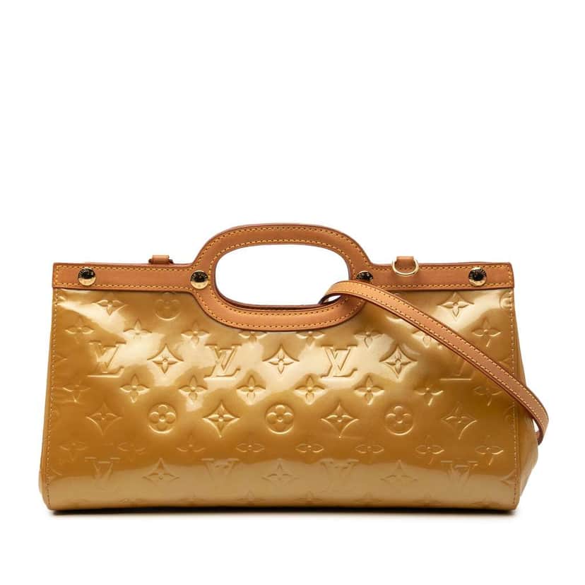 Louis Vuitton Monogram Vernis Roxbury Drive Brown Leather Very good condition - Front View
