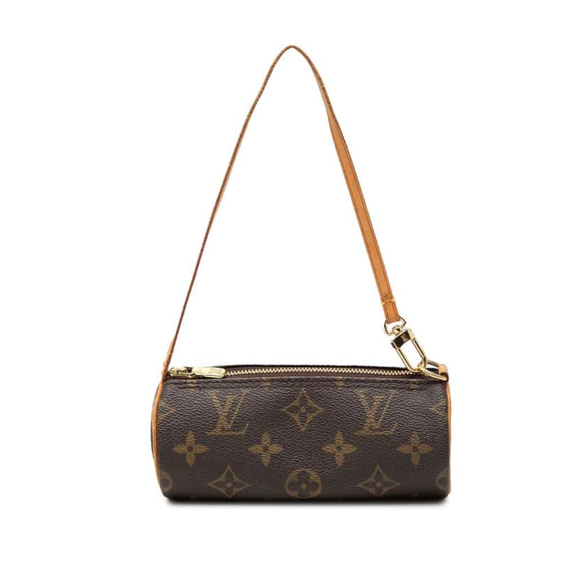 Louis Vuitton Monogram Papillon Pochette Brown Very good condition - Front View