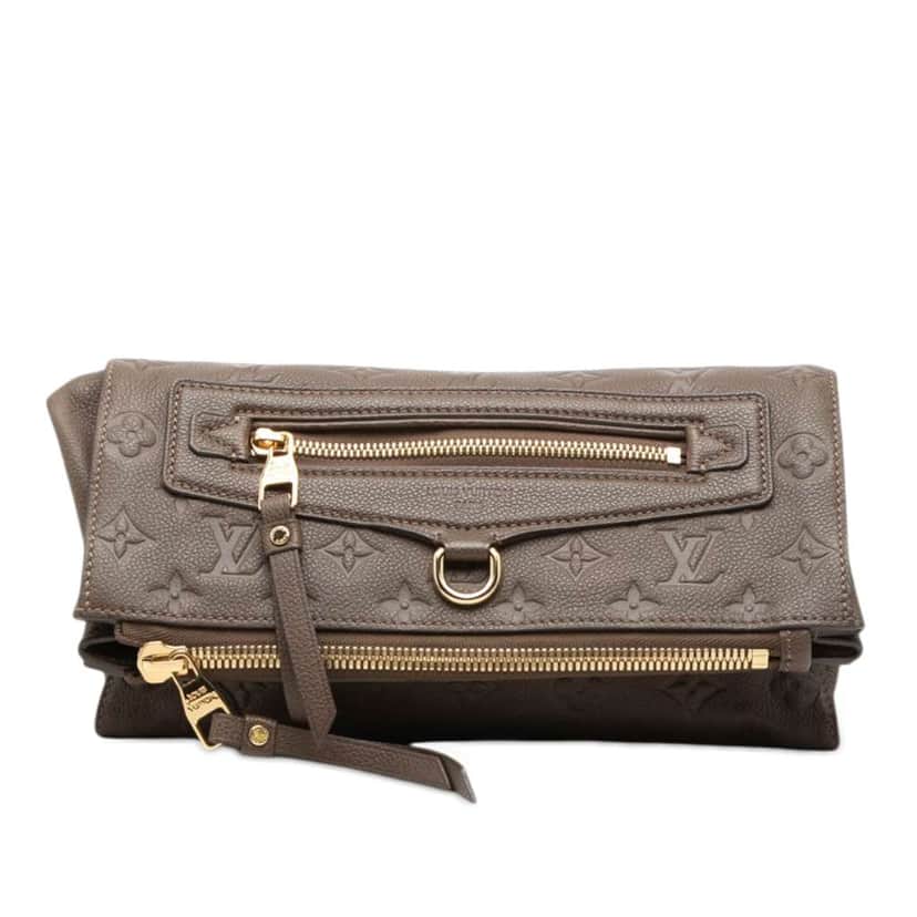 Louis Vuitton Monogram Empreinte Petillante Brown Leather Very good condition - Front View