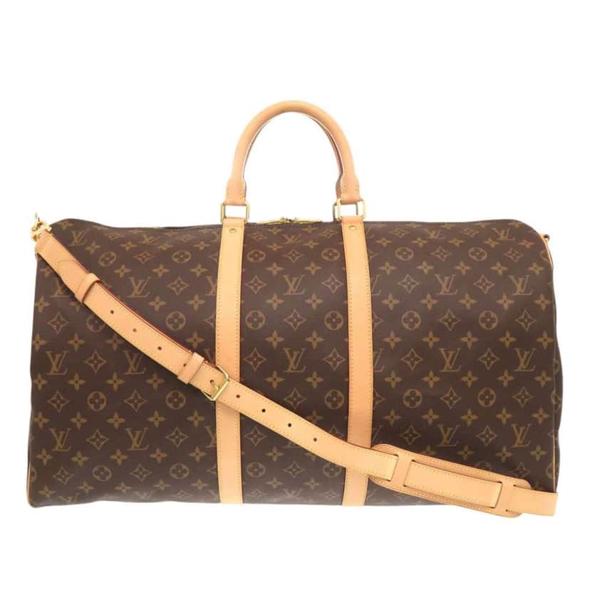 Louis Vuitton Monogram Keepall Bandouliere 55 Brown Very good condition - Front View