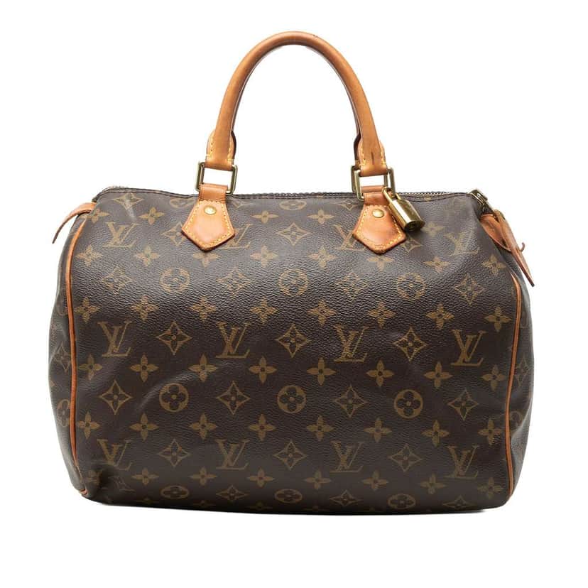 Louis Vuitton Monogram Speedy 30 Brown Good condition - Front View