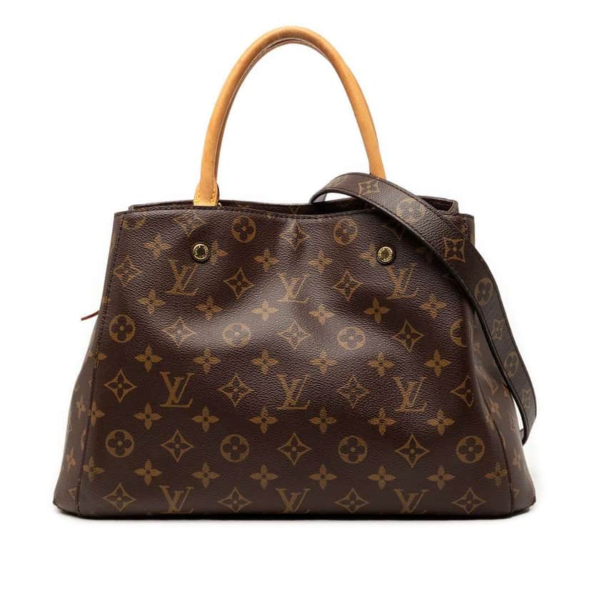 Louis Vuitton Monogram Montaigne MM Brown Very good condition - Front View