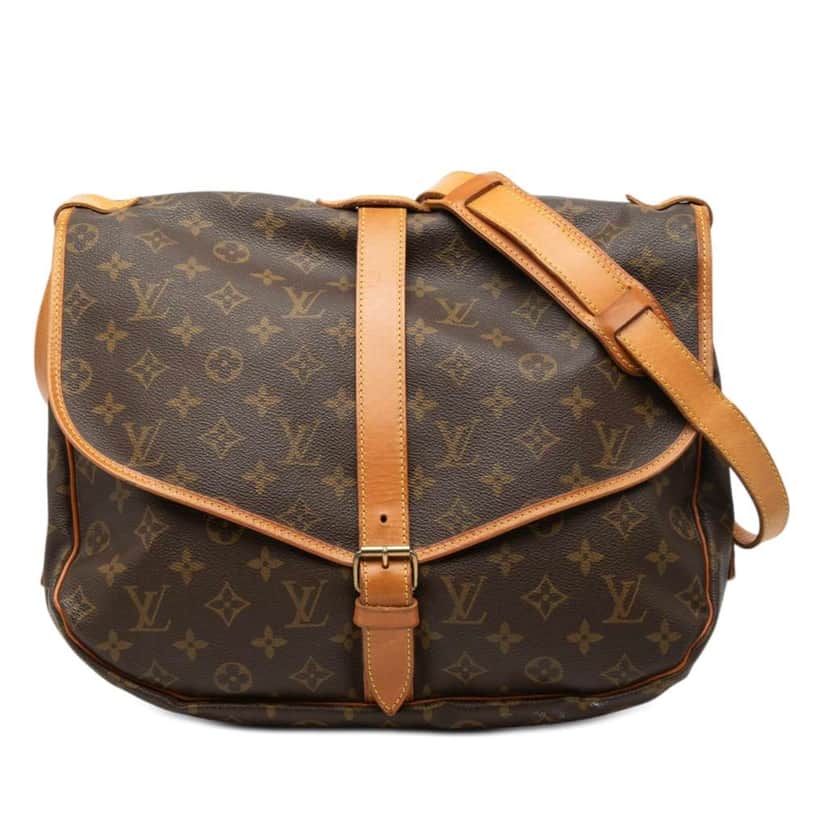 Louis Vuitton Monogram Saumur 35 Brown Very good condition - Front View