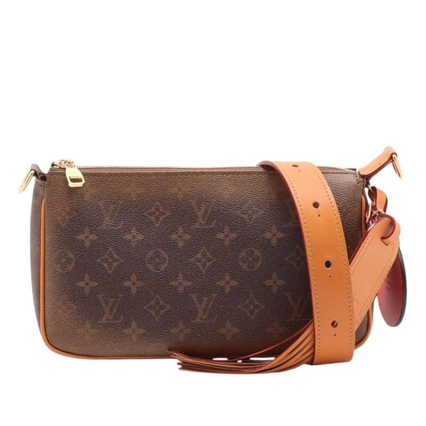 Louis Vuitton Monogram Dust Pochette Accessoires XL Brown Very good condition - Front View