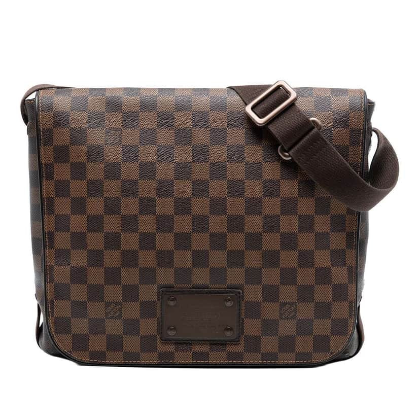 Louis Vuitton Damier Ebene Brooklyn MM Brown Very good condition - Front View
