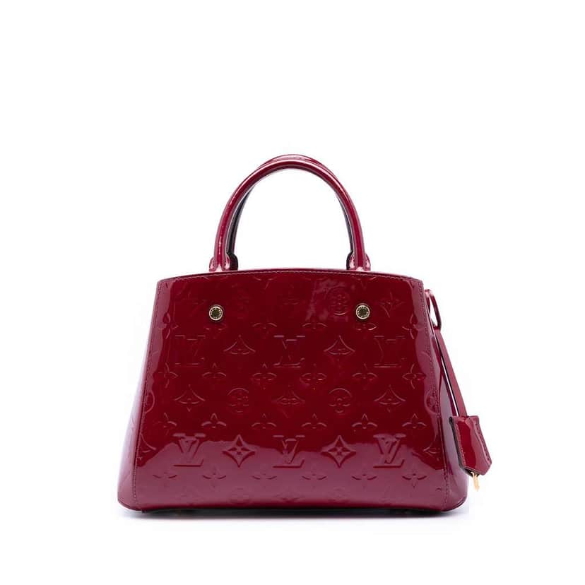 Louis Vuitton Monogram Vernis Montaigne BB Pink Leather Very good condition - Front View