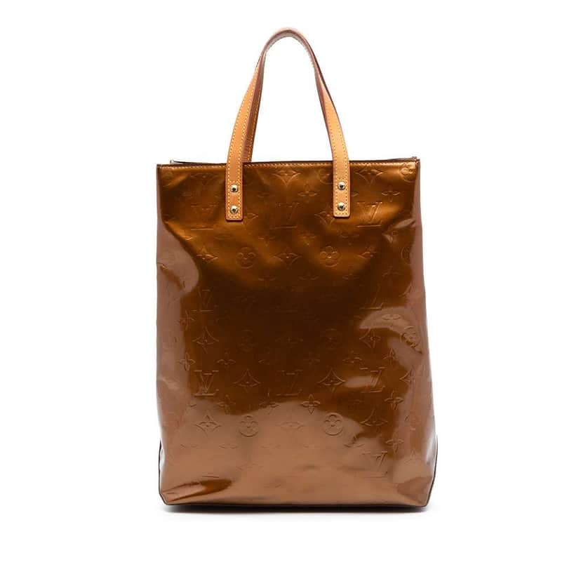 Louis Vuitton Monogram Vernis Reade MM Brown Leather Very good condition - Front View