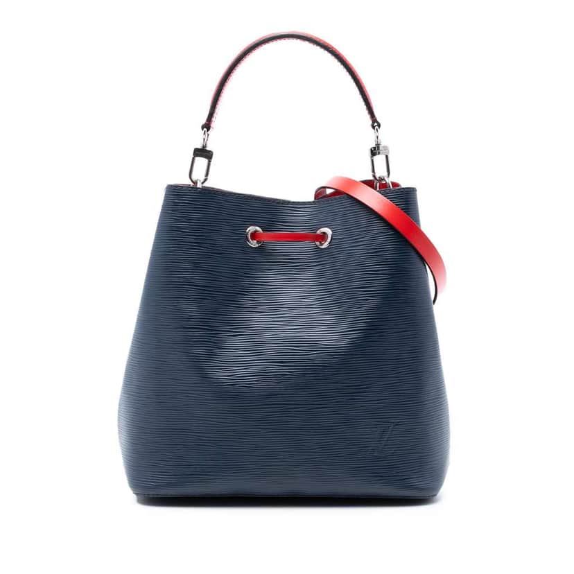 Louis Vuitton Epi NeoNoe MM Blue Leather Very good condition - Front View