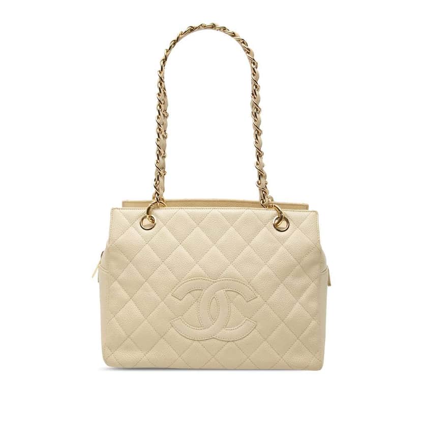 Chanel Petite Caviar Timeless Tote Brown Leather Very good condition - Front View