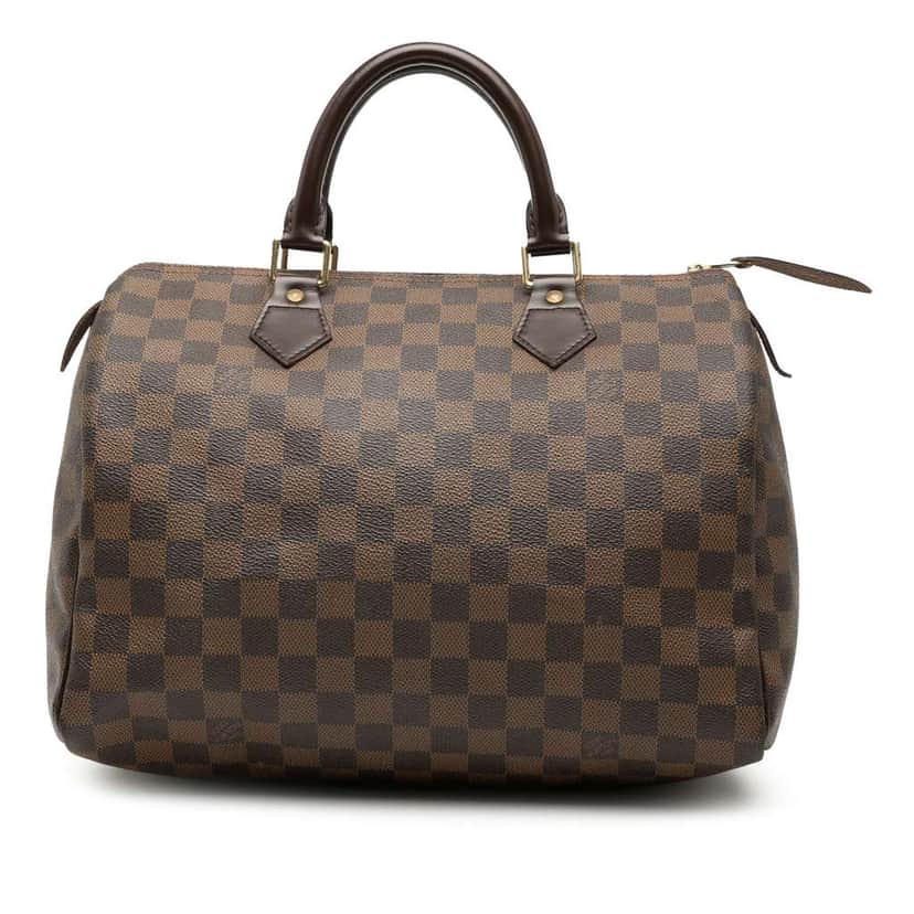 Louis Vuitton Damier Ebene Speedy 30 Brown Very good condition - Front View