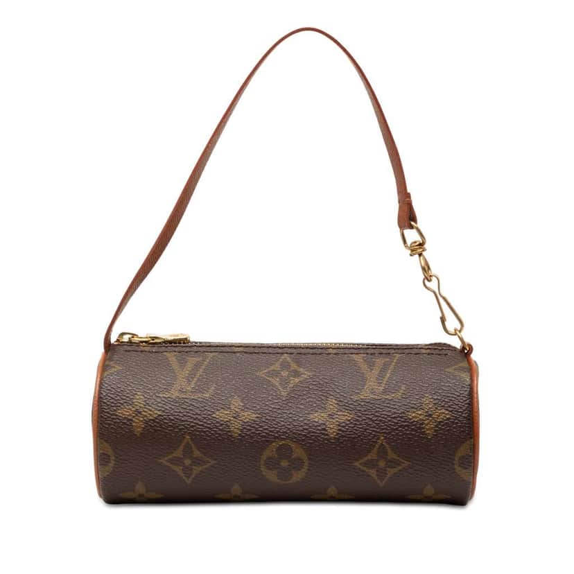 Louis Vuitton Monogram Papillon Pochette Brown Very good condition - Front View