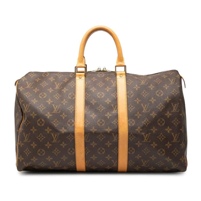 Louis Vuitton Monogram Keepall 45 Brown Very good condition - Front View