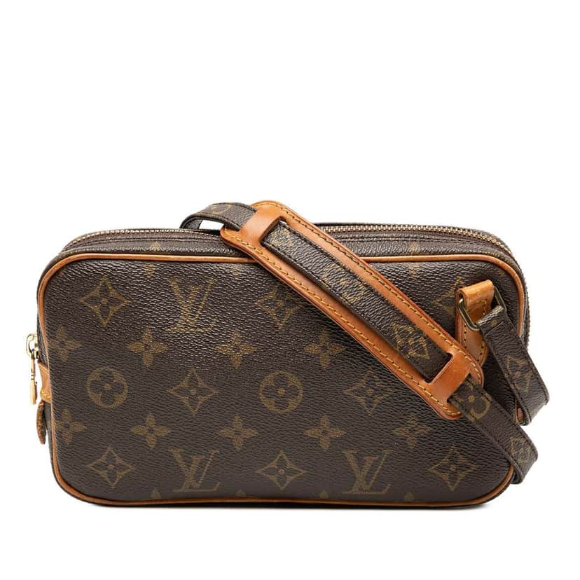 Louis Vuitton Monogram Pochette Marly Bandouliere Brown Very good condition - Front View