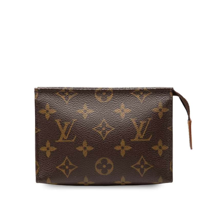 Louis Vuitton Monogram Toiletry Pouch 15 Brown Very good condition - Front View