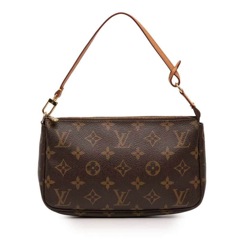 Louis Vuitton Monogram Pochette Accessoires Brown Very good condition - Front View