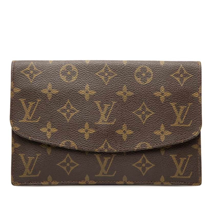 Louis Vuitton Monogram Pochette Rabat 20 Brown Very good condition - Front View