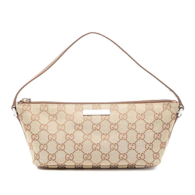 Gucci GG Canvas Boat Beige Canvas Very good condition - Front View