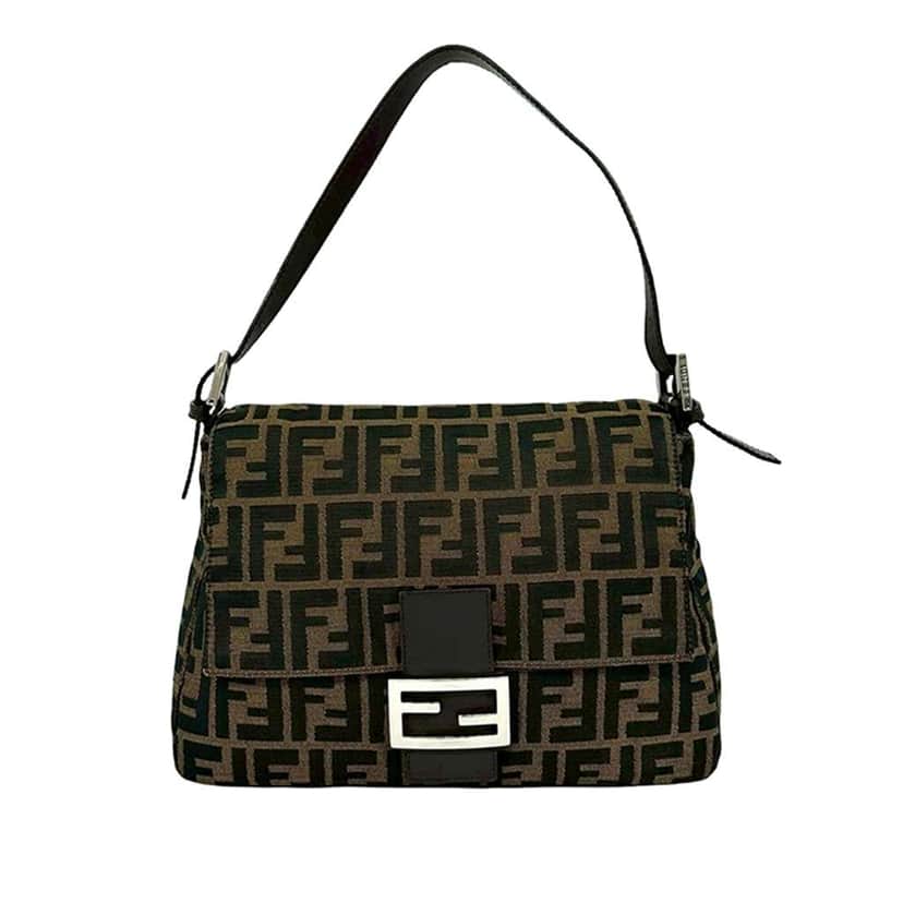 Fendi Zucca Canvas Mamma Forever Brown Canvas Very good condition - Front View