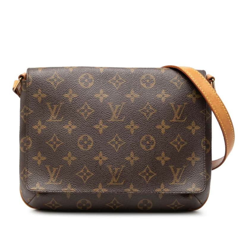 Louis Vuitton Monogram Musette Tango Long Strap Brown Very good condition - Front View