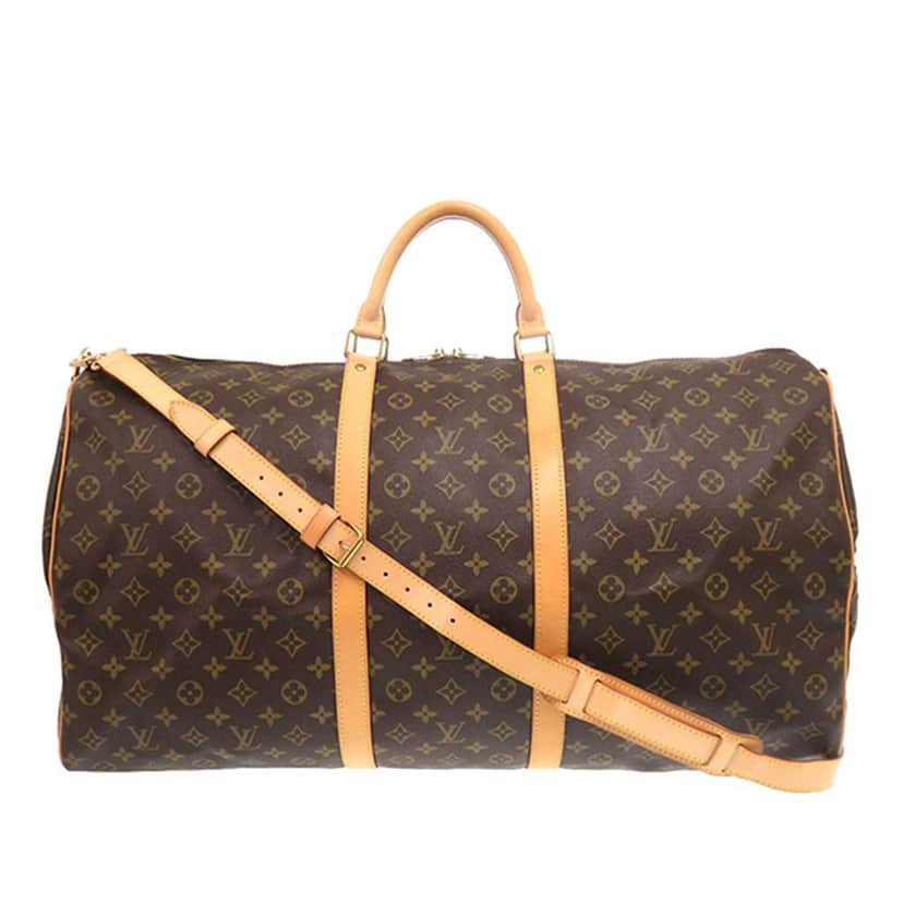 Louis Vuitton Monogram Keepall Bandouliere 60 Brown Very good condition - Front View