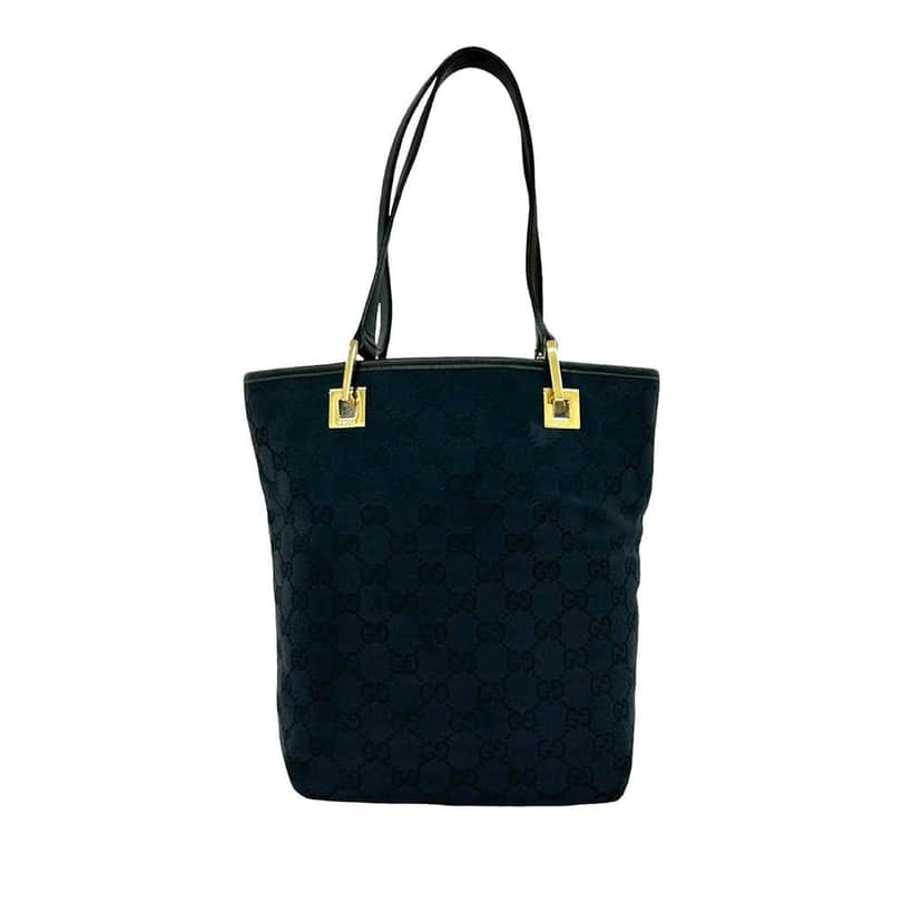 Gucci GG Canvas Tote Blue Canvas Very good condition - Front View