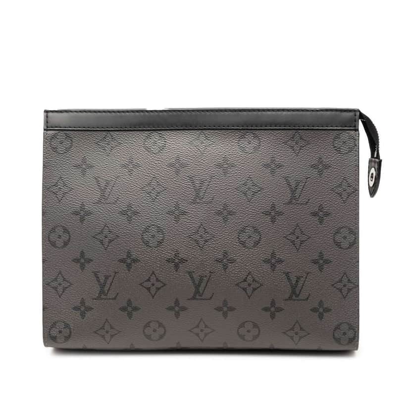 Louis Vuitton Monogram Eclipse Reverse Pochette Voyage MM Grey Very good condition - Front View