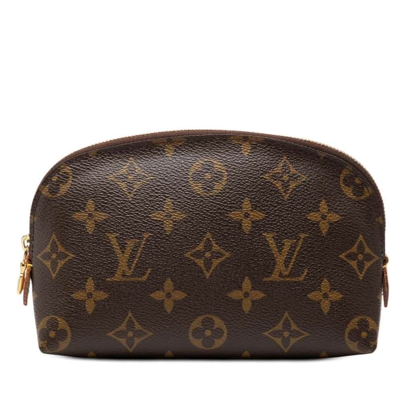 Louis Vuitton Monogram Cosmetic Pouch PM Brown Very good condition - Front View