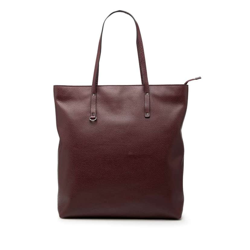 Valentino Leather Tote Red Leather Very good condition - Front View