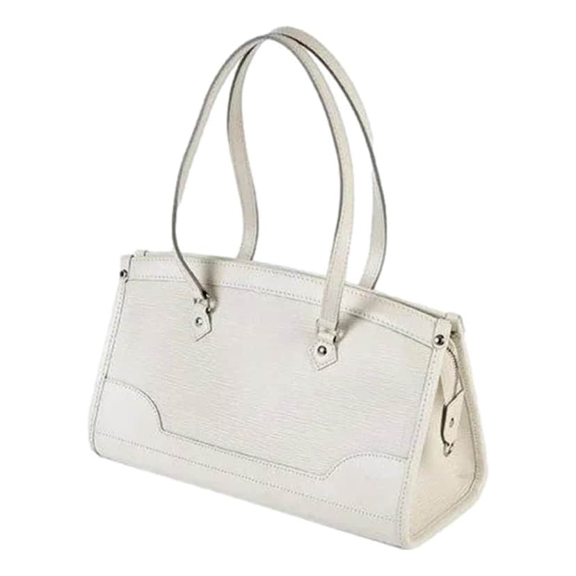 Louis Vuitton Louis?Vuitton Madeleine PM Epi Shoulder Bag White White Leather Very good condition - Front View