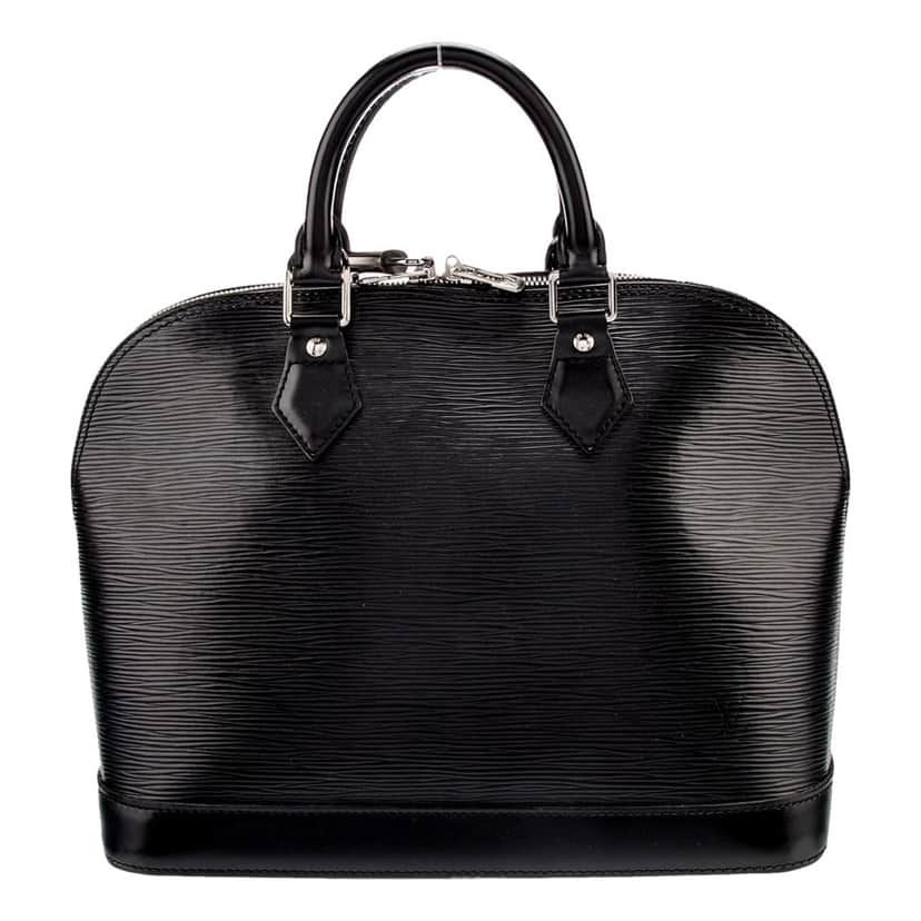 Louis Vuitton Louis Vuitton Alma Womens Handbag Black Epi Leather MM Black Leather Good condition - Front View