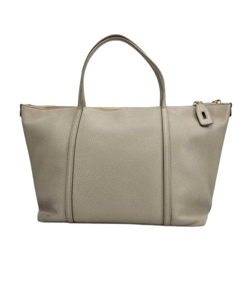 Dolce & Gabbana Leather Tote Beige Leather Very good condition - Front View