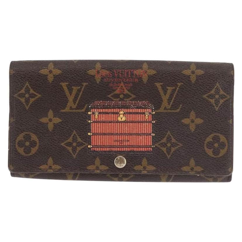 Louis Vuitton Vintage Sarah Wallet Brown Canvas Good condition - Front View