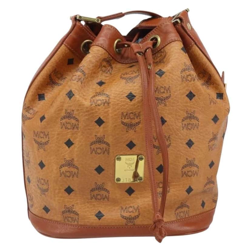 Mcm Visetos Shoulder bag Brown Good condition - Front View