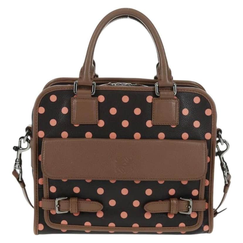 Loewe Cruz Bag Brown Leather Good condition - Front View