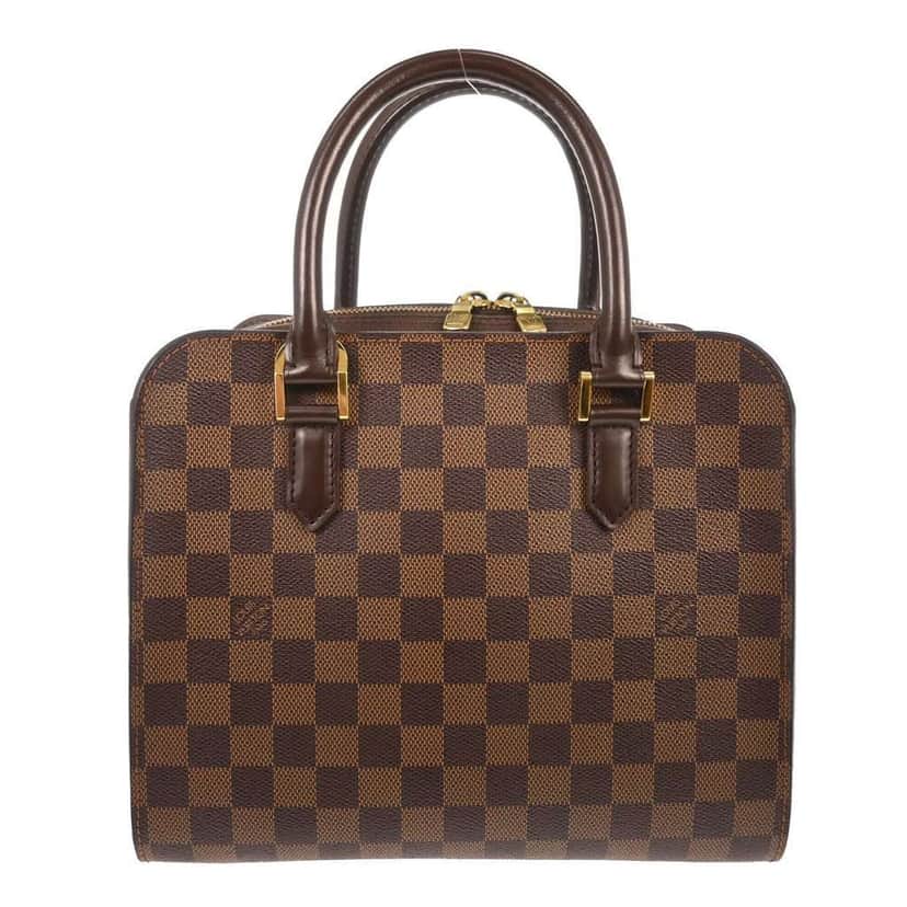 Louis Vuitton Triana Bag Brown Canvas Good condition - Front View