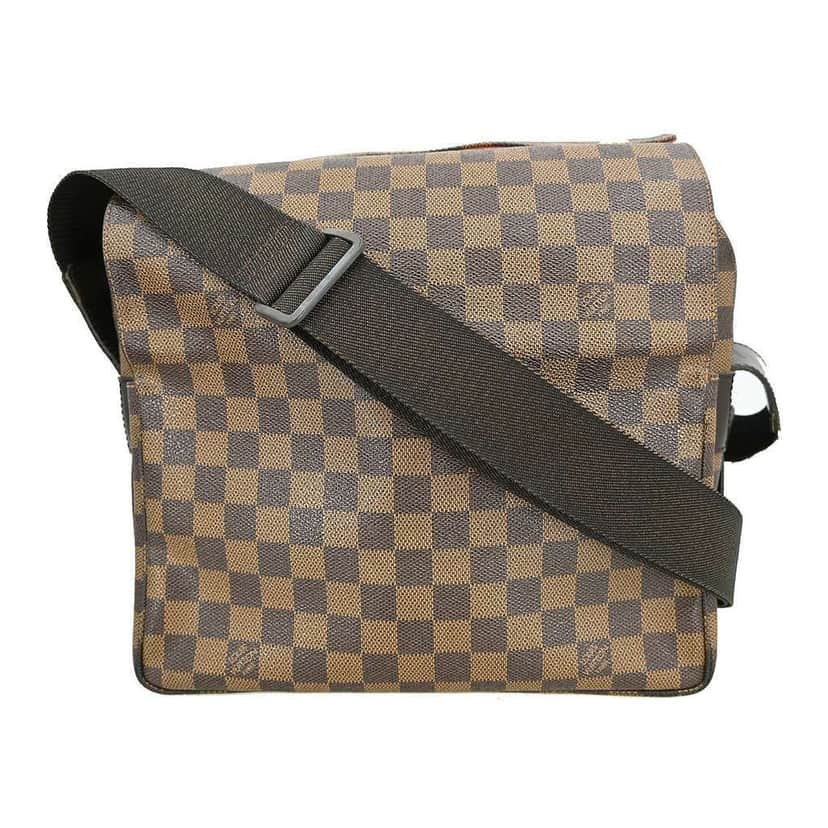 Louis Vuitton Naviglio Handbag Brown Canvas Good condition - Front View
