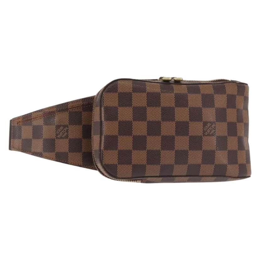 Louis Vuitton Geronimos Waist Bag Brown Canvas Good condition - Front View