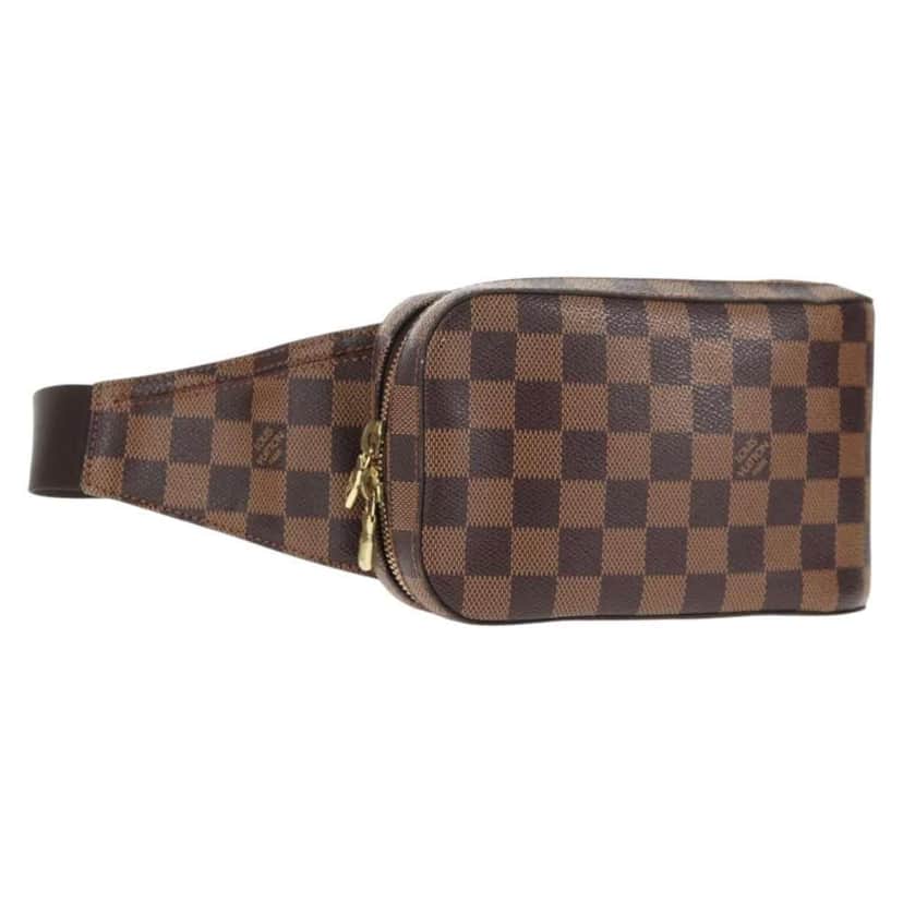 Louis Vuitton Geronimos Waist Bag Brown Canvas Good condition - Front View