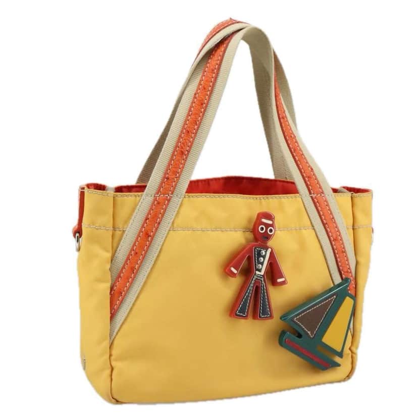 Prada Vintage Handbag Yellow Good condition - Front View