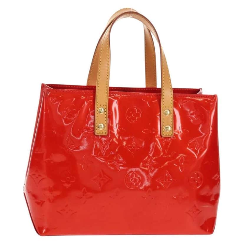 Louis Vuitton Reade Handbag Red Good condition - Front View