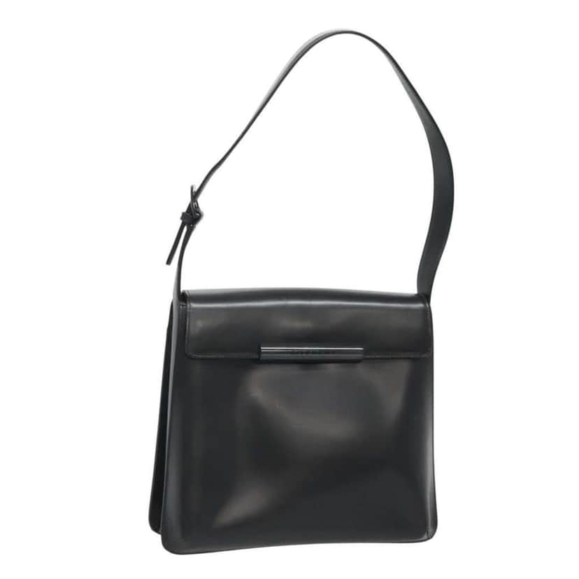 Givenchy Shoulder Bag Black Leather Good condition - Front View