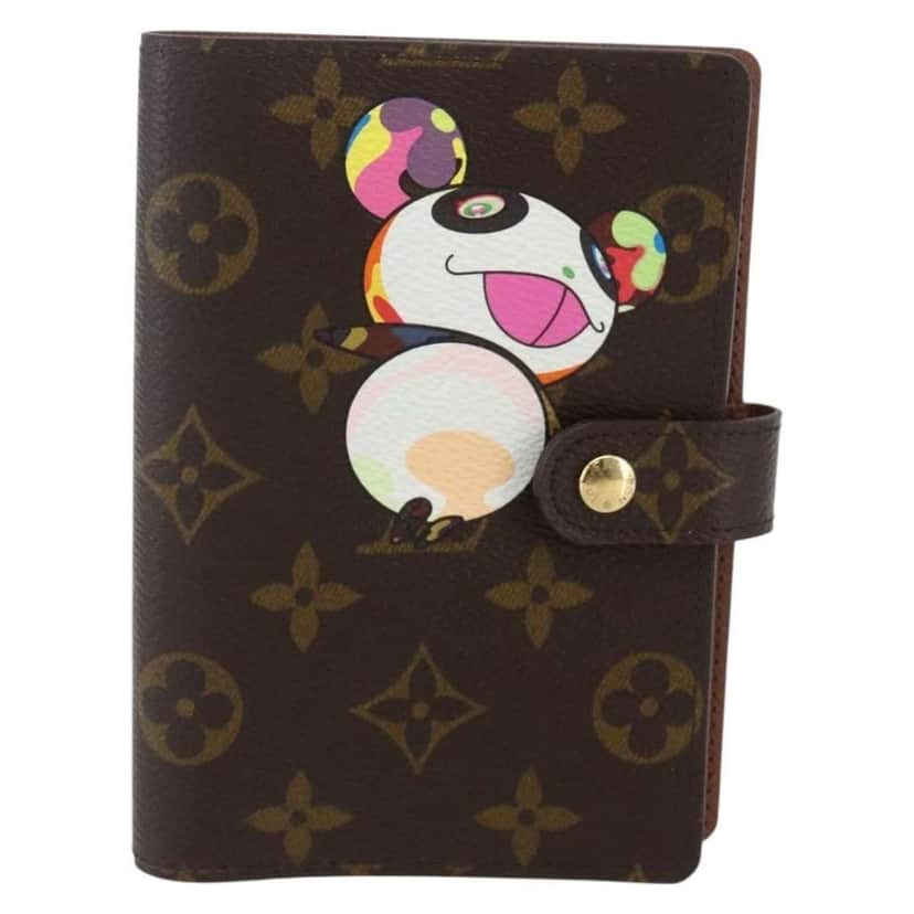 Louis Vuitton Agenda Cover Brown Canvas Very good condition - Front View