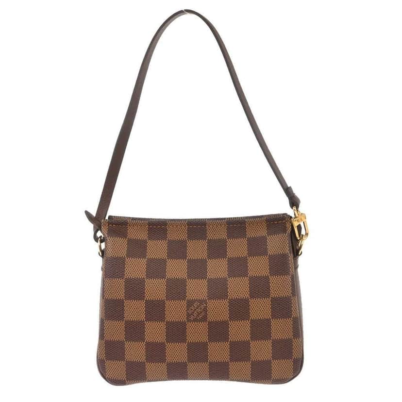 Louis Vuitton Trousse Make Up Bag Brown Canvas Good condition - Front View