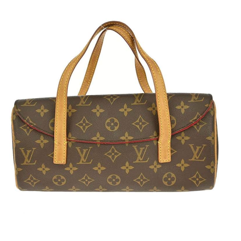 Louis Vuitton Sonatine Handbag Brown Canvas Good condition - Front View