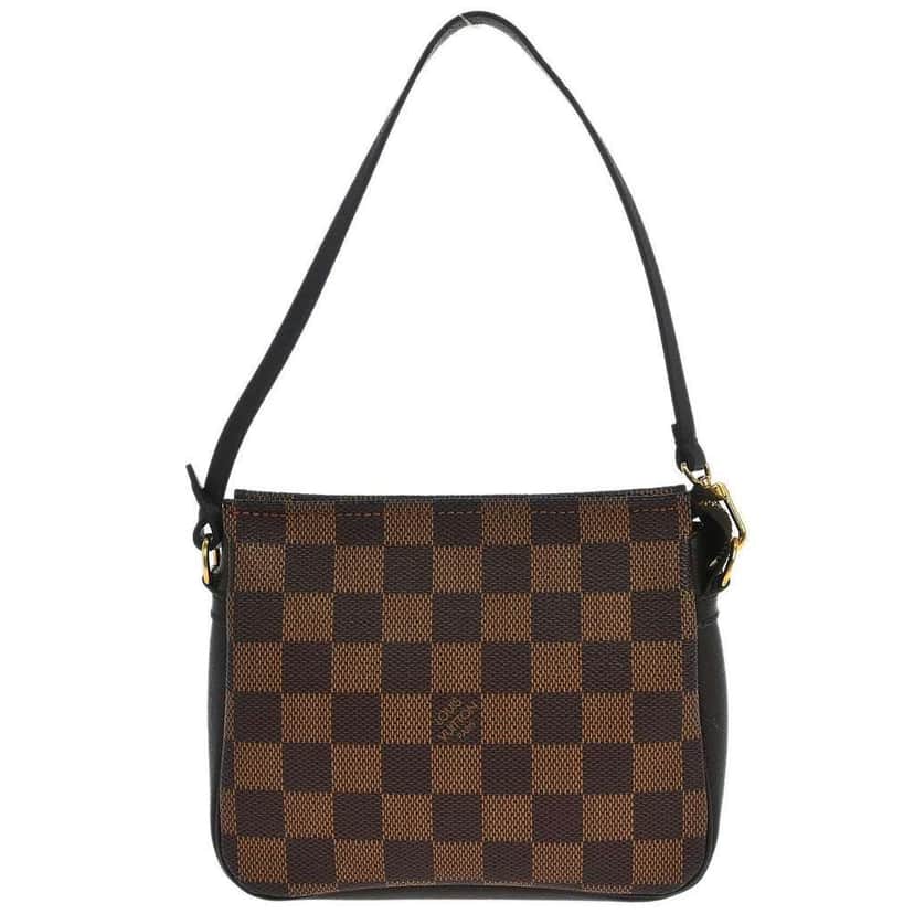 Louis Vuitton Trousse Make Up Bag Brown Canvas Good condition - Front View
