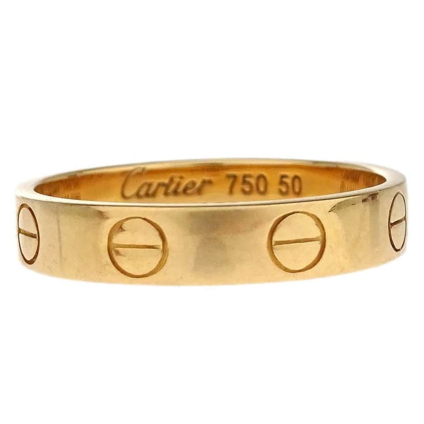 Cartier Love Band Ring Gold Good condition - Front View