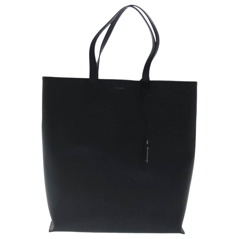 Saint Laurent Shopper Tote Black Leather Good condition - Front View