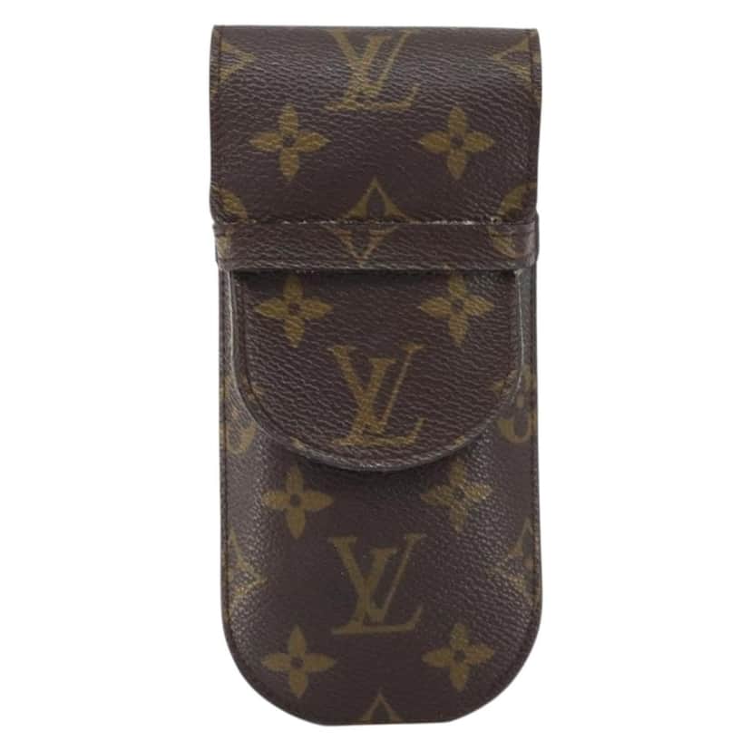 Louis Vuitton Etui à lunette Brown Canvas Good condition - Front View