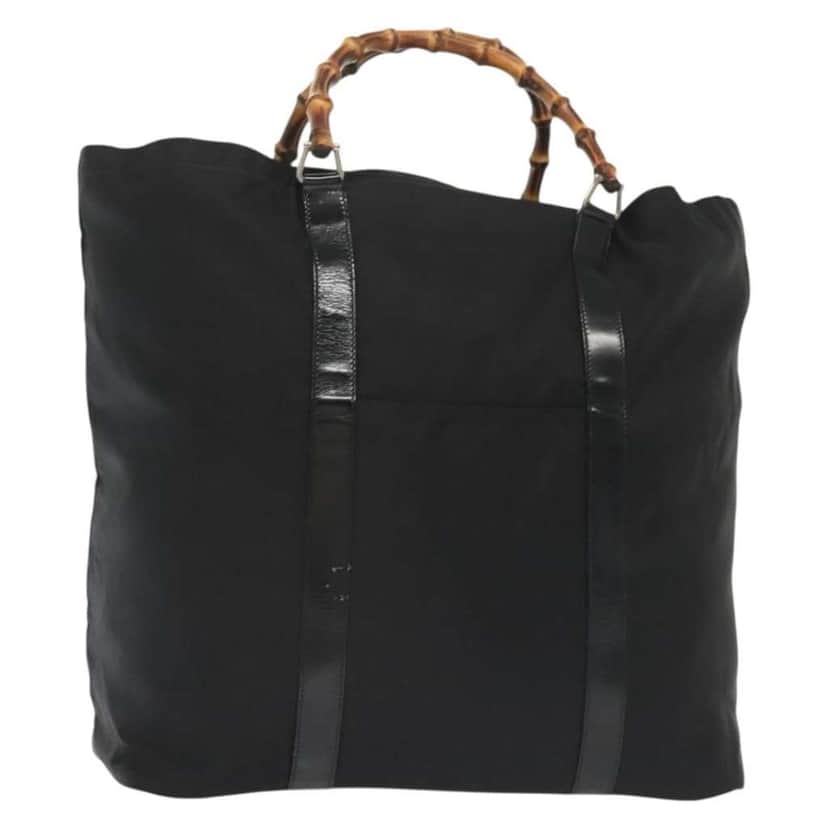 Gucci Bamboo Daily Tote Black Good condition - Front View